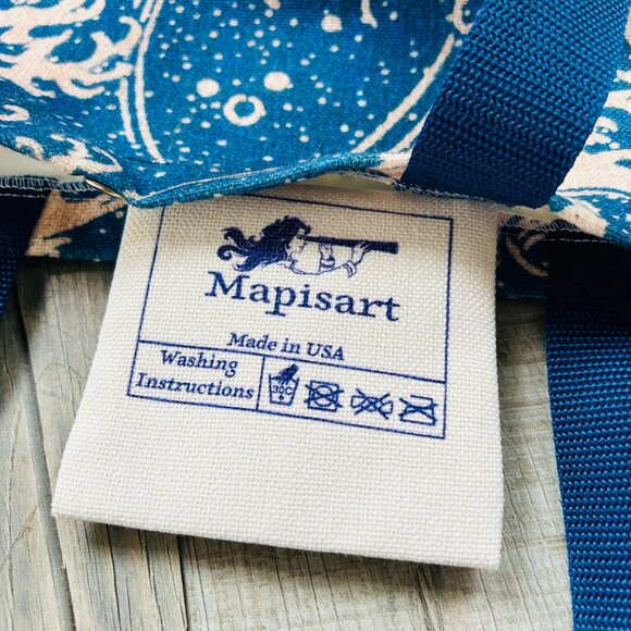 NEW without TAGS Microfiber Tote with print from Denman Waldo Ross Collection - Picture 9 of 11